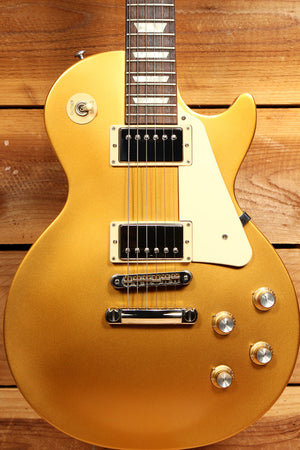 GIBSON 2018 LES PAUL 60s TRIBUTE T Goldtop Satin USA Clean! Gold
