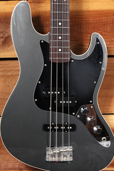 FENDER AERODYNE JAZZ BASS Rare Dolphin Gray MIJ CIJ Matched Head P