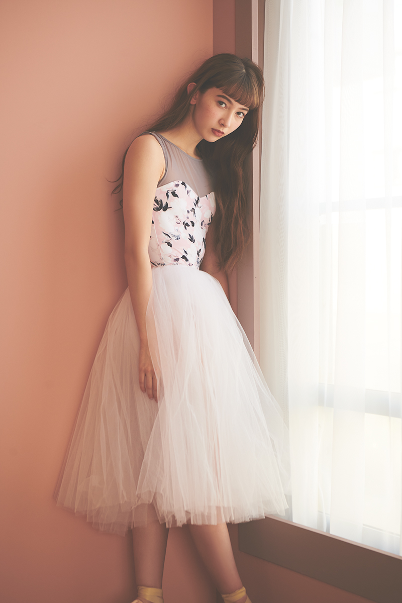 stina / type I drop / gray×pink