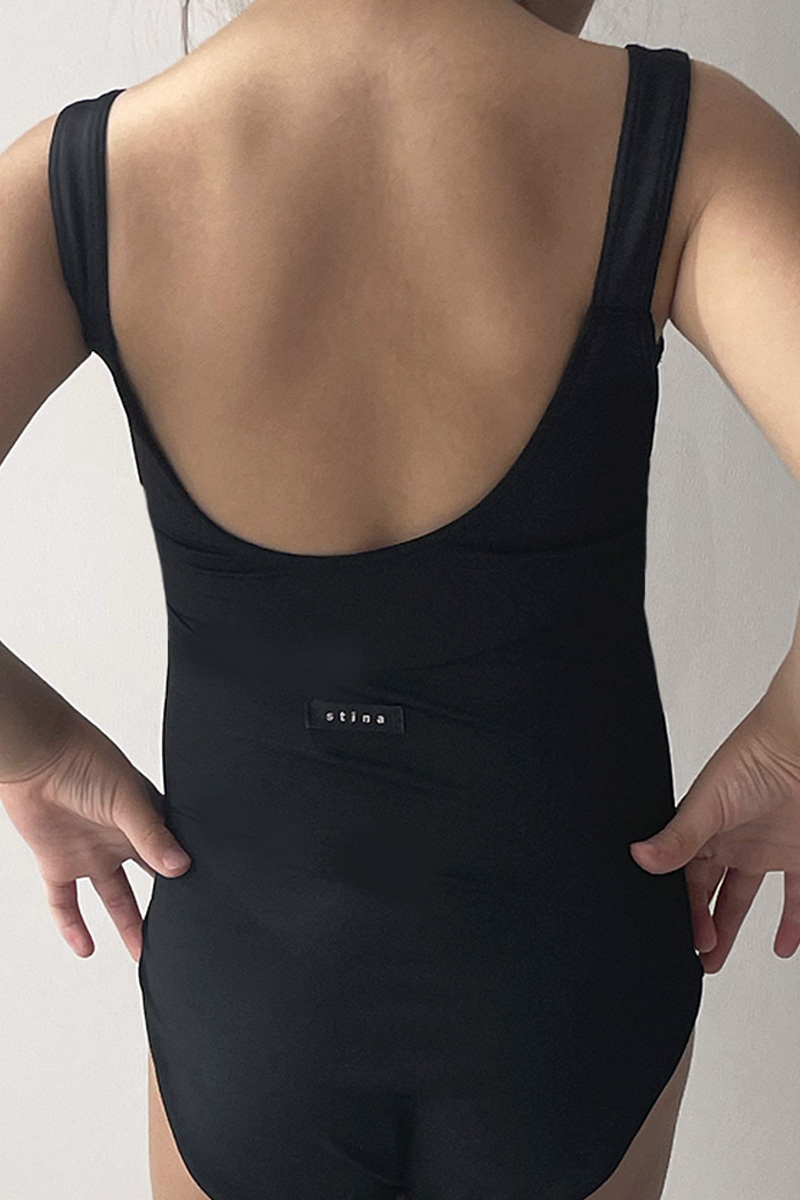 stina / BLACK stina type B ribbon / lady / kids & girl