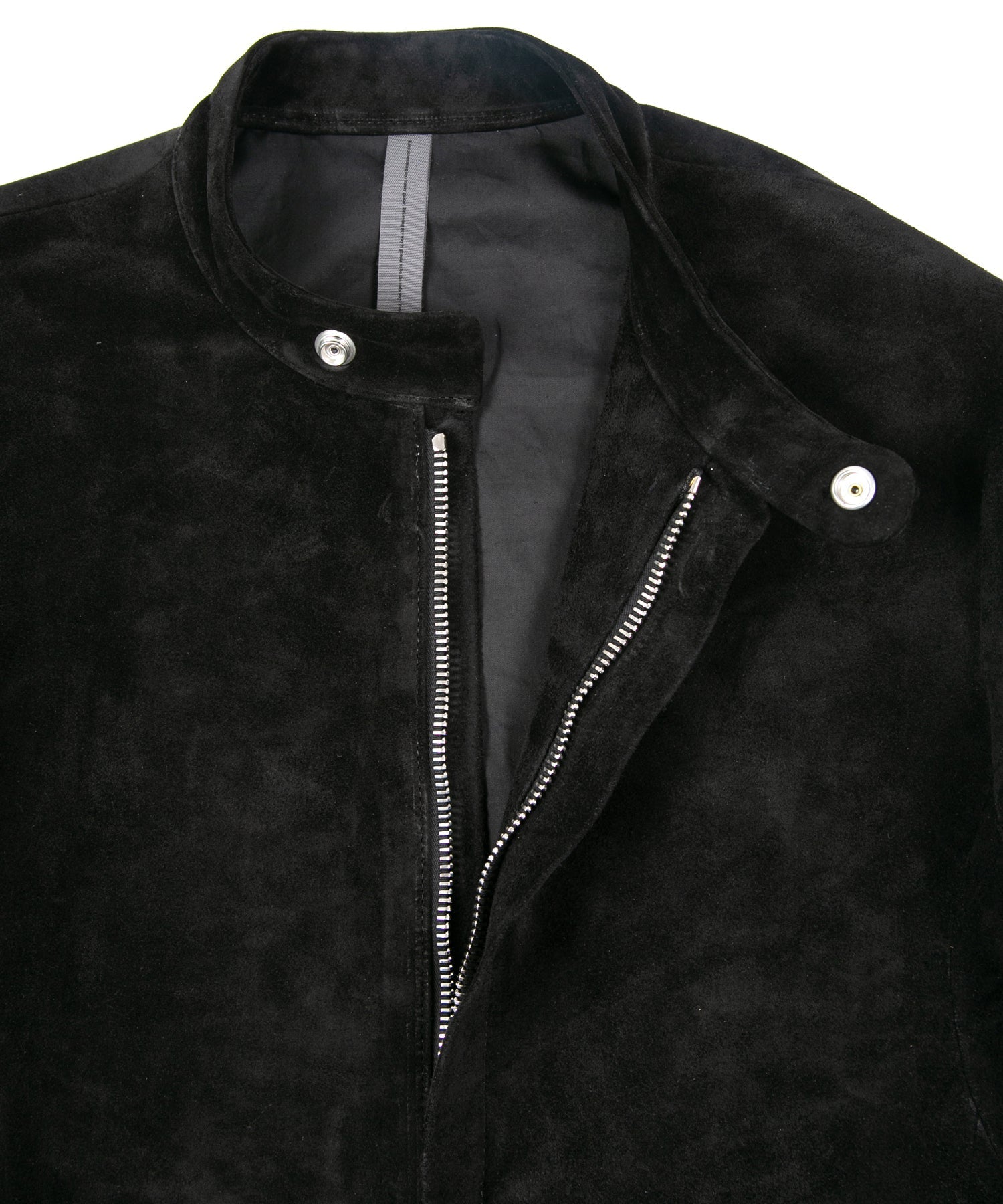 スエード ホースハイド JUDE シングルライダースジャケット - BLACK