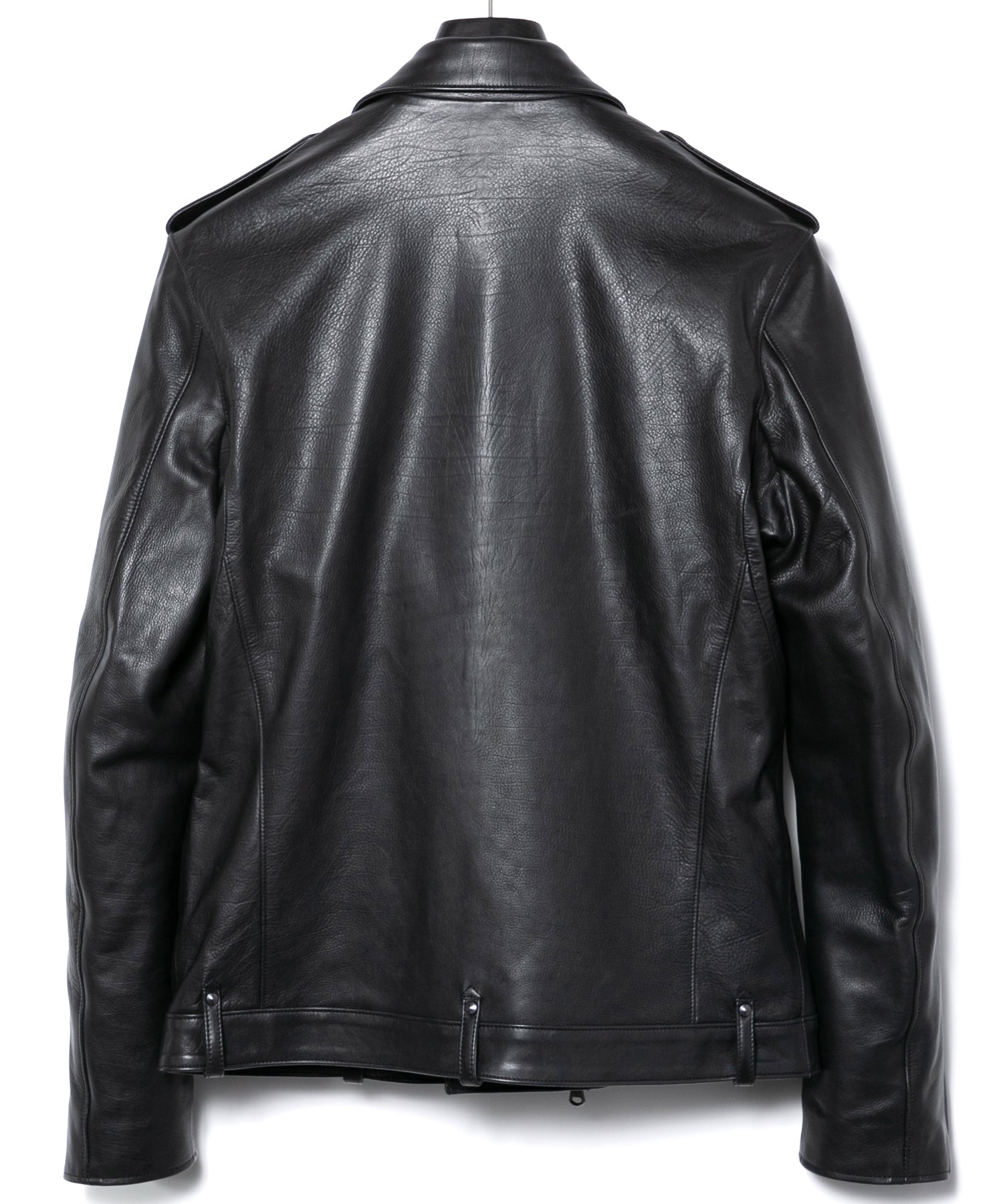 オイルカーフ ROM [DARK] ダブルライダースジャケット - BLACK – STRUM