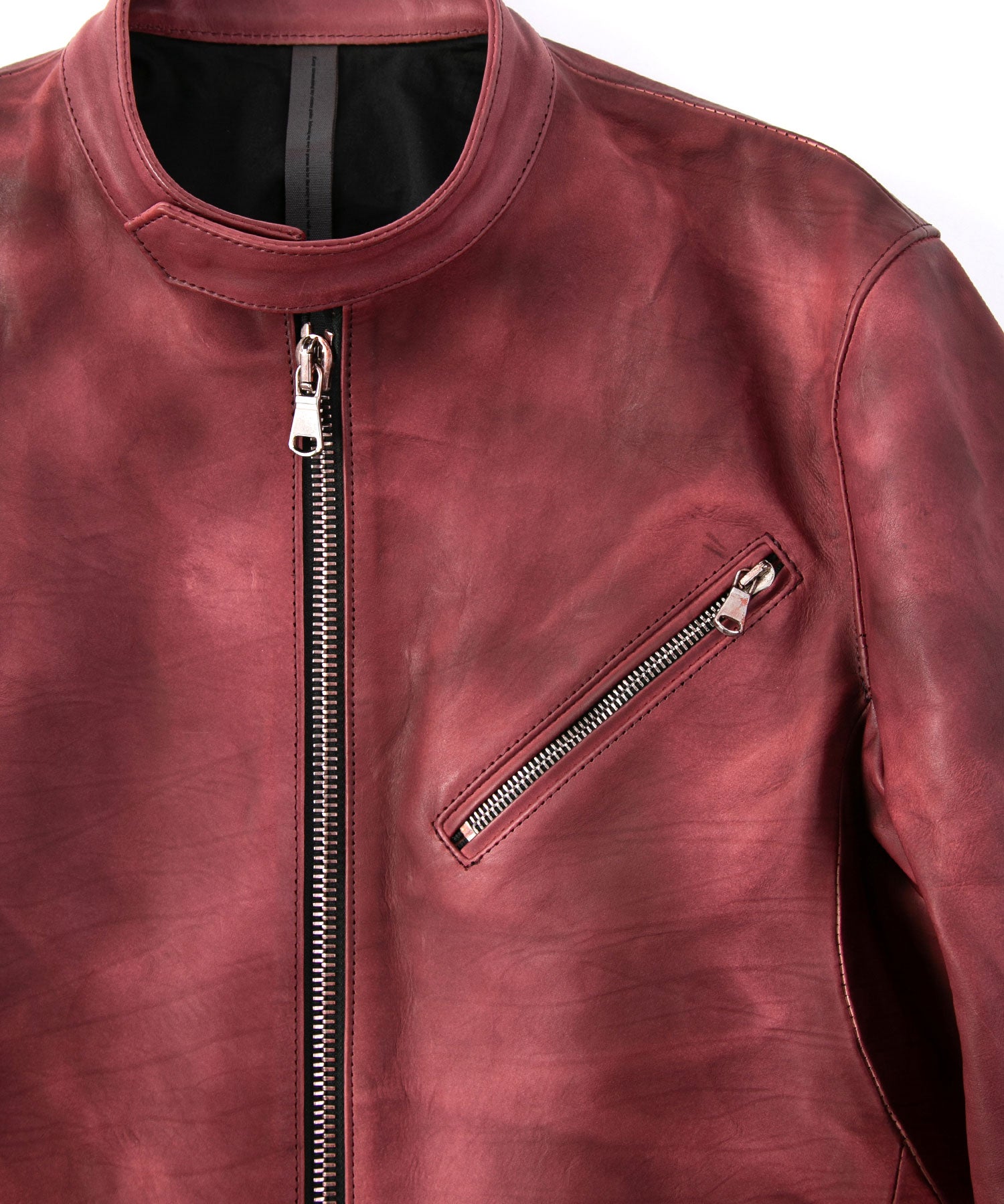 Burning Dyed 燃焼製品染め タンニン鞣し カーフスキン 