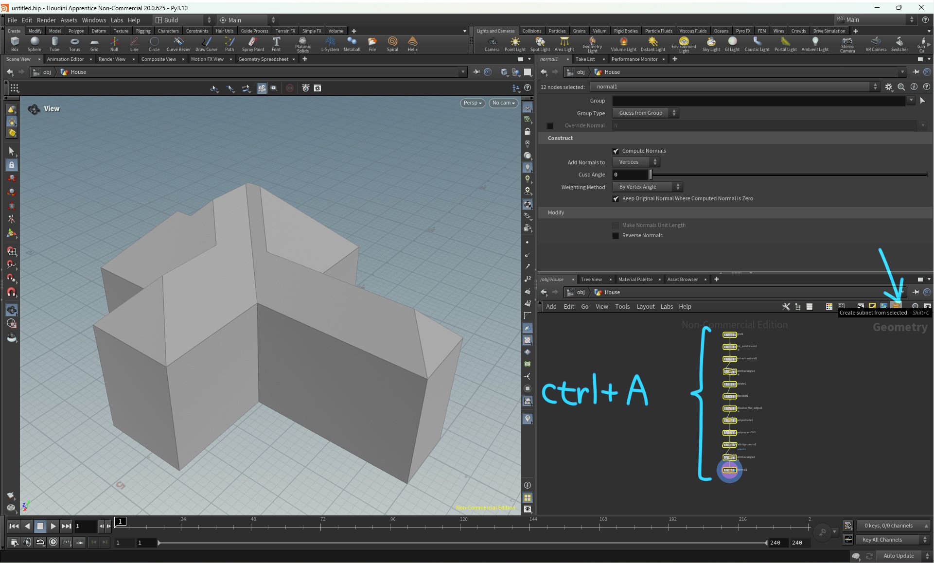 Houdini HDA 講座】#1 HDAとは・基本的な作り方 | スタジオ木曜日