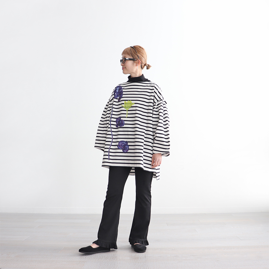 RhodolirioN (ロドリリオン) Ribbed Frill Pant (リブ・フリルパンツ