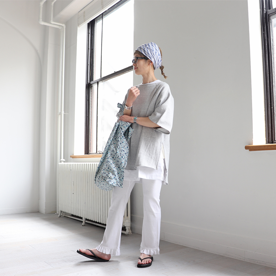 RhodolirioN (ロドリリオン) Ribbed Frill Pant (リブ・フリルパンツ