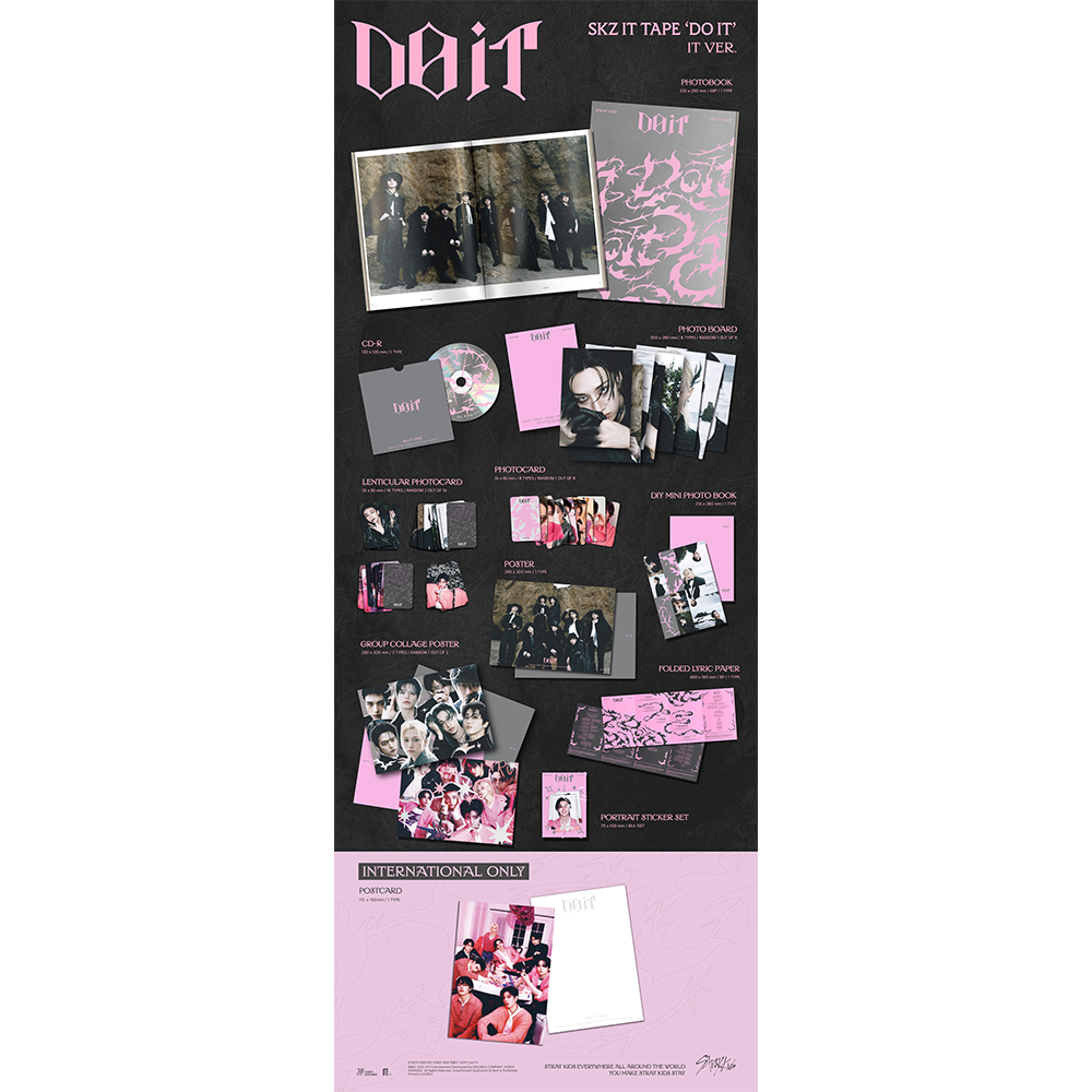SKZ IT TAPE 'DO IT' ('IT VER.') - Stray Kids 스트레이 키즈