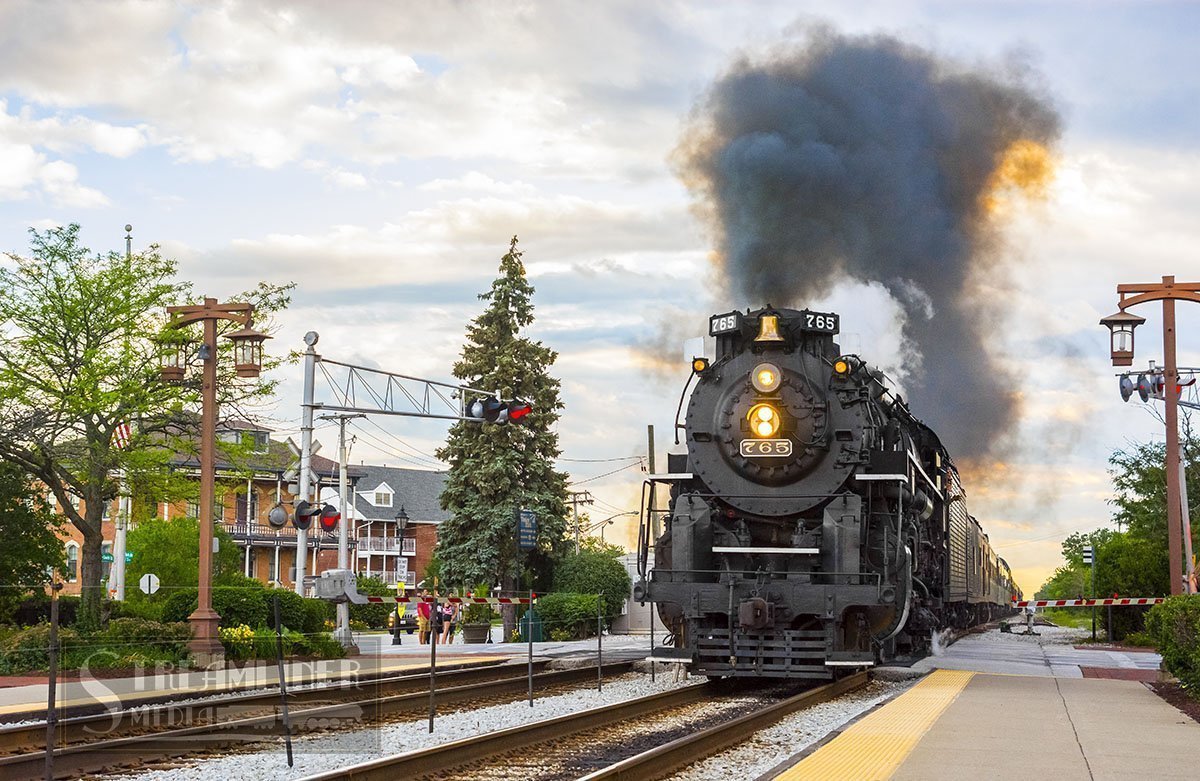 NKP #765 on the Joliet Rocket - Streamliner Media