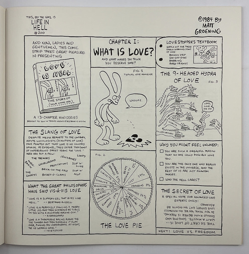 Love is Hell: A Cartoon Book by Matt Groening (1984) – Stuart Ng Books