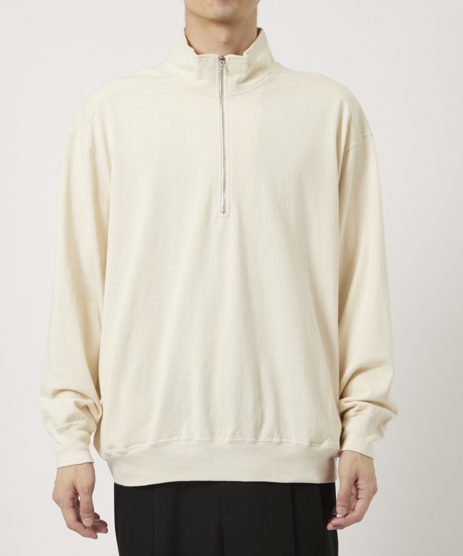 Co/Silk Nep Harf-Zip | blurhms