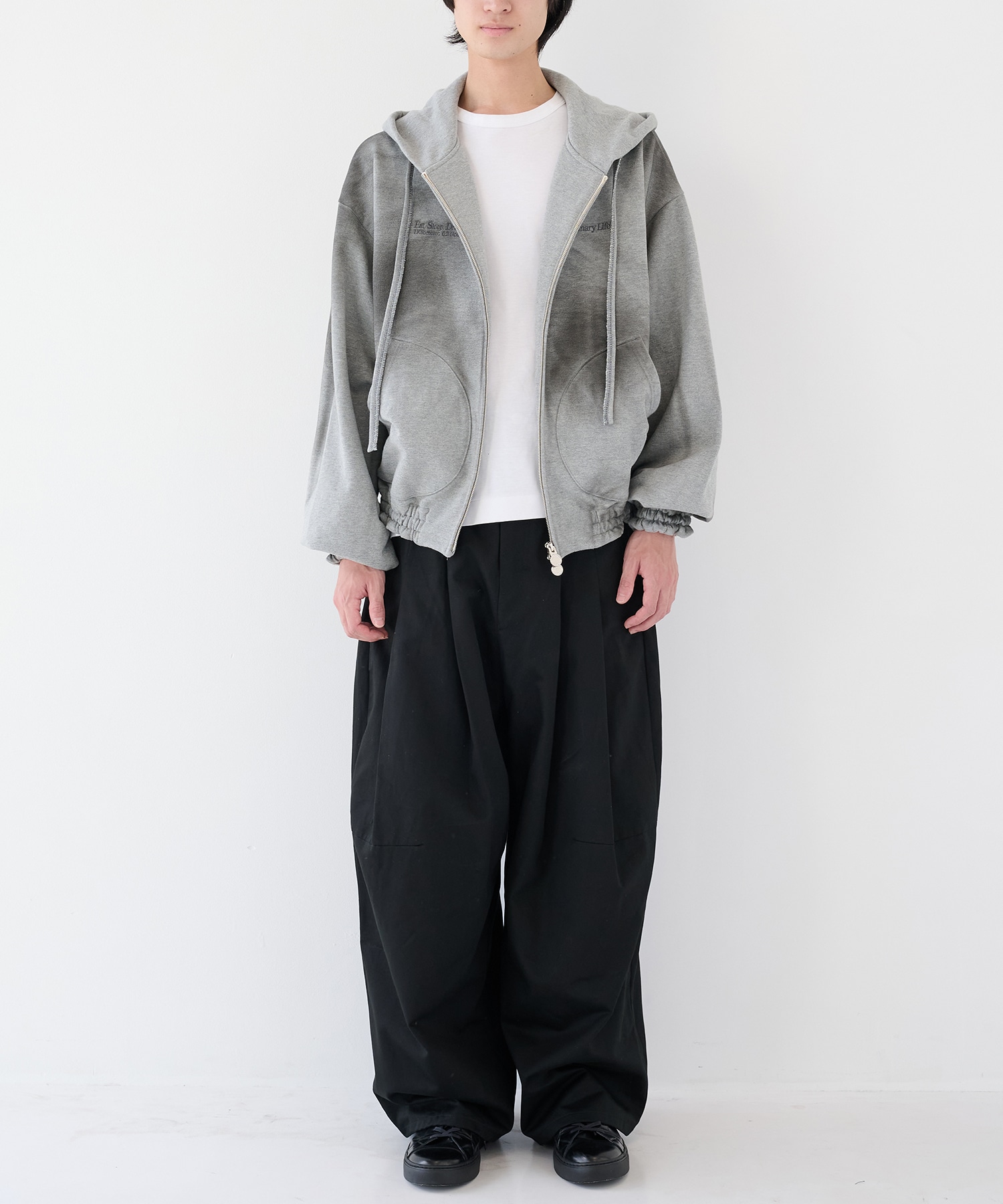 別注 ORDINARY OLD STYLE ZIP HOODIE｜SHINYAKOZUKA