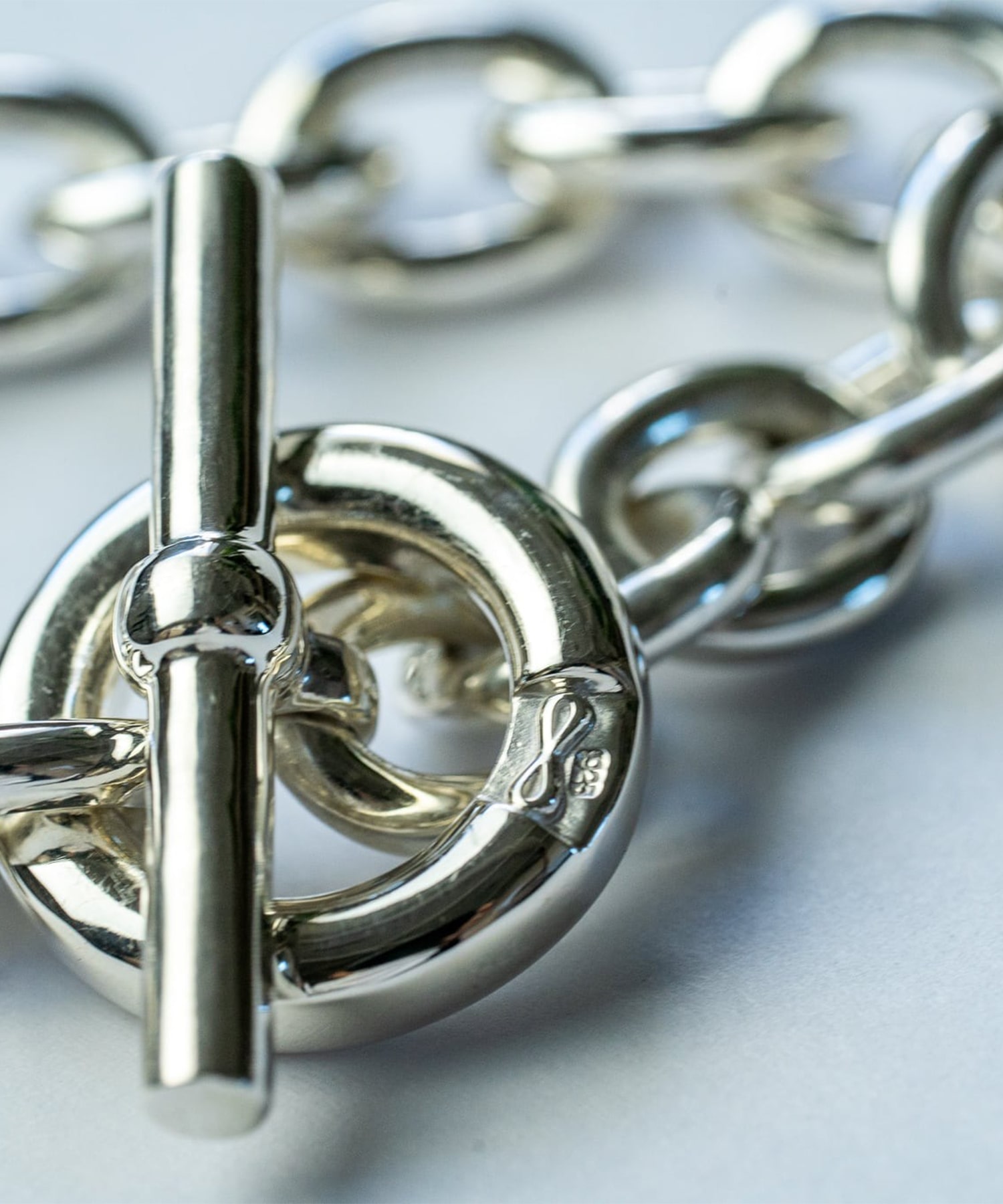 WAKAN SILVER SMITH | BN-035 Hook connect bracelet (Large)