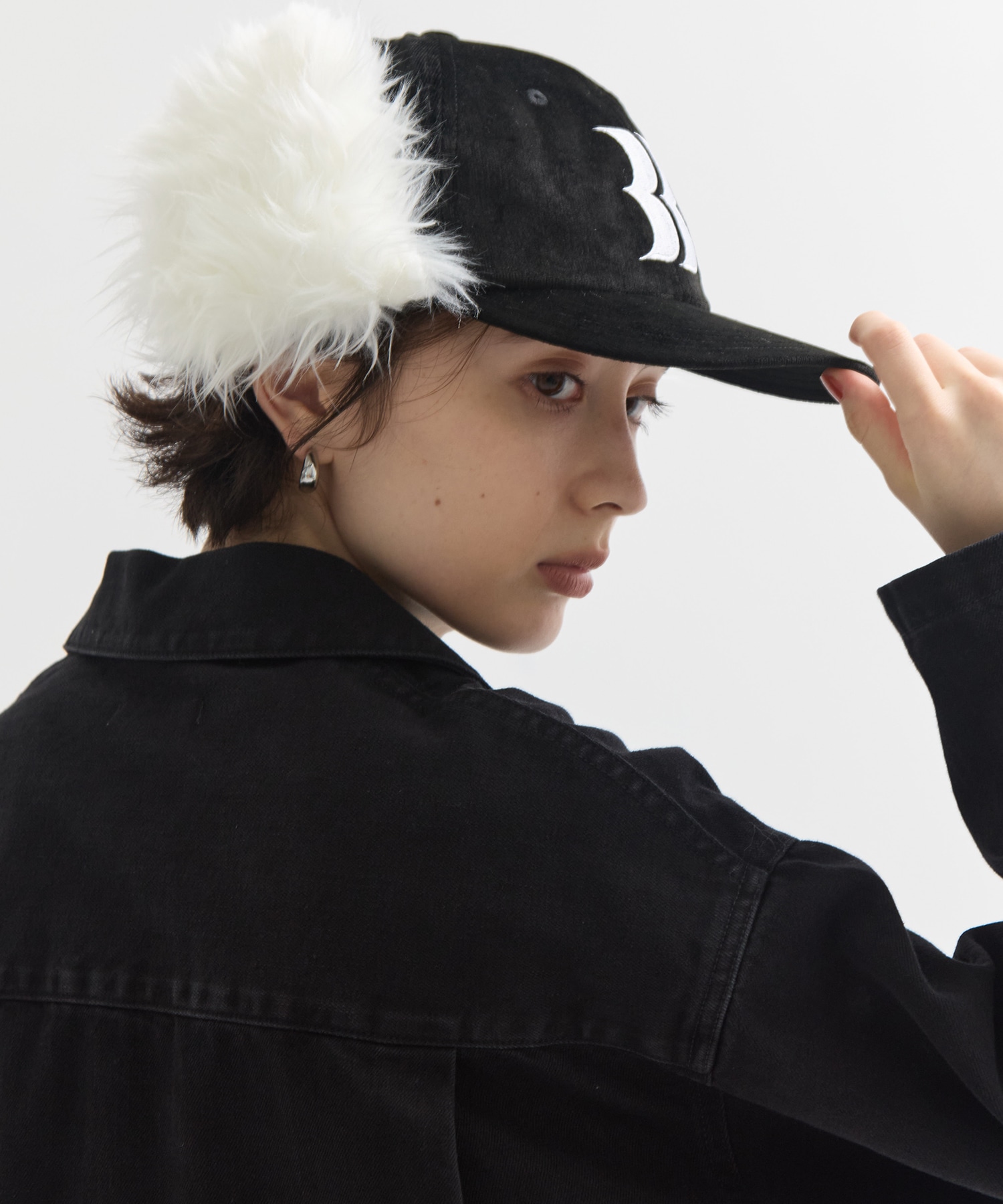 BB Logo Flight Cap(FREE BLACK): BASICKS: WOMENS｜ STUDIOUS ONLINE