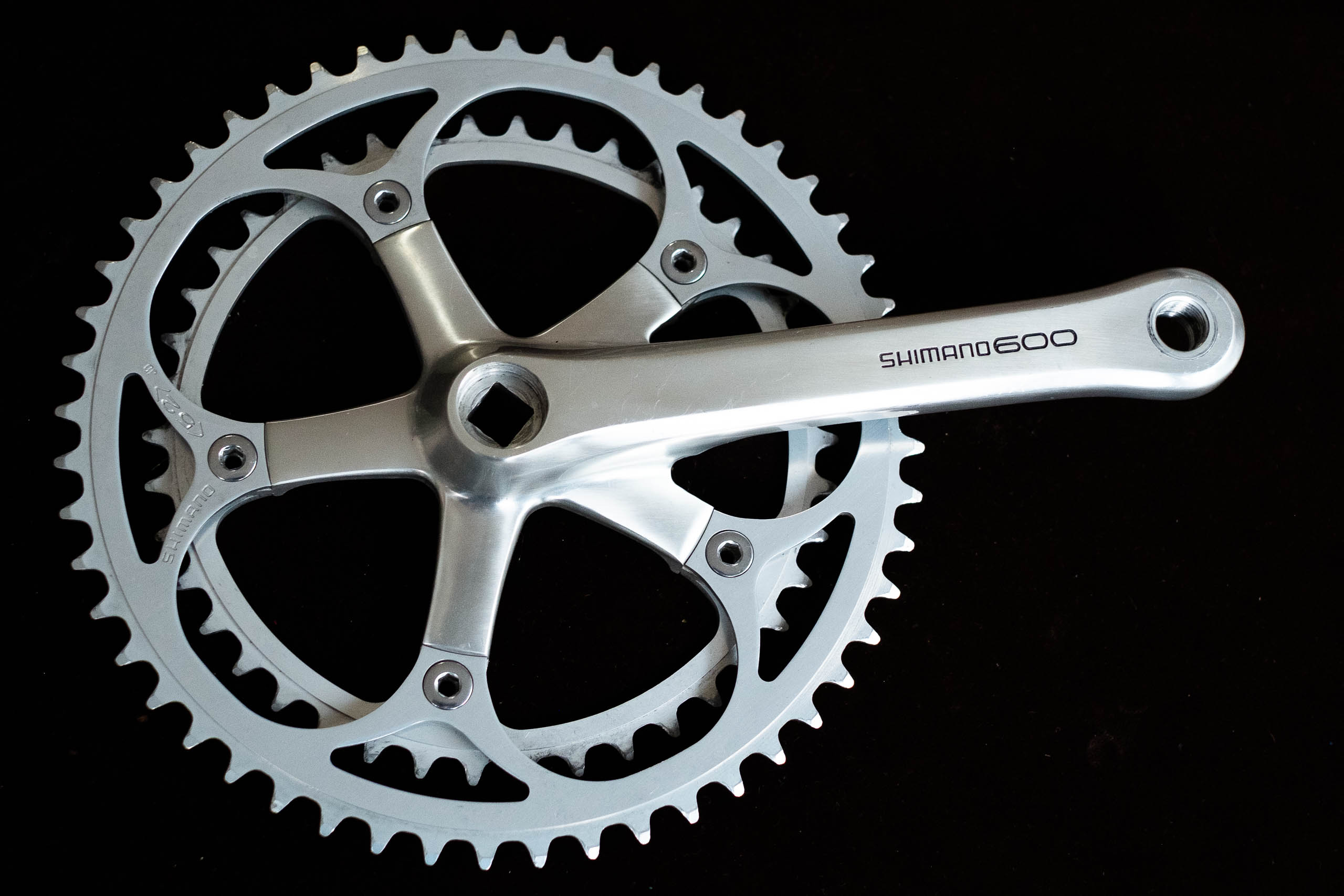 Shimano 600 EX Kurbel Set FC-6207 Vintage Rennrad | Studio Brisant