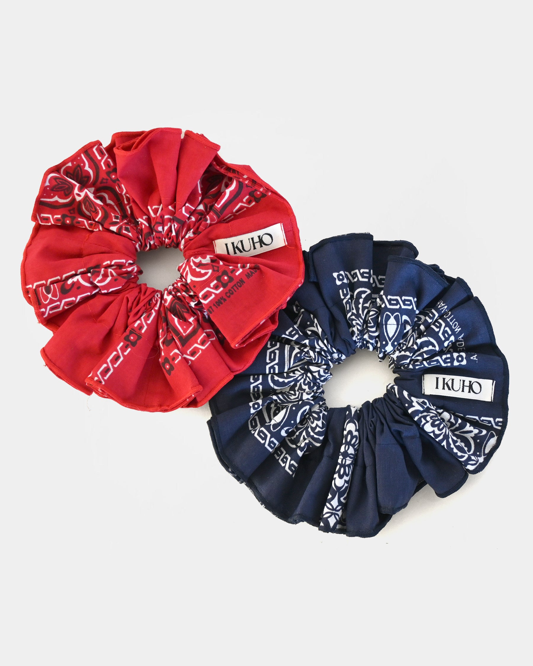 IKUHO x 404] Hand Made Chouchou - Red – studiolab404.com