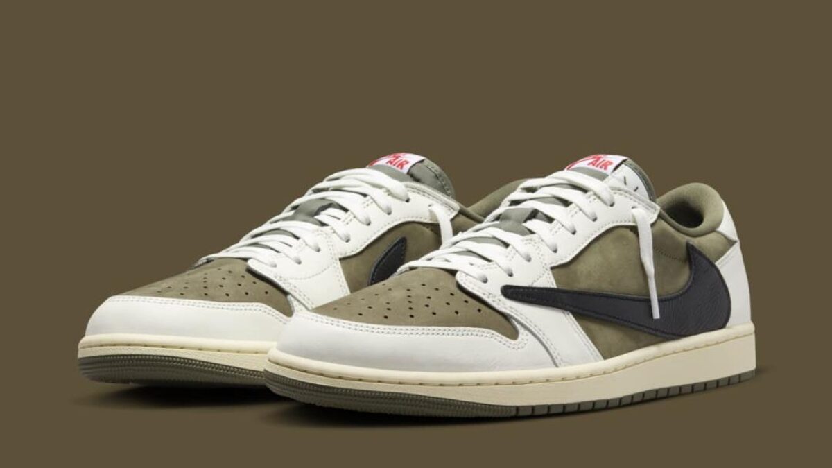 Travis Scott x Air Jordan 1 Low OG “Medium Olive” Drops on