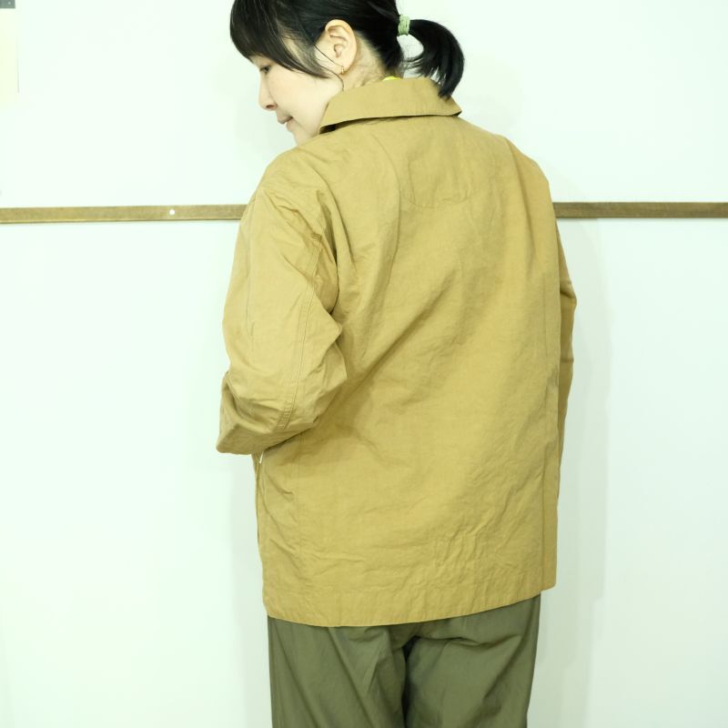 快晴堂 セーリングクロスのへちま衿デッキジャケット - さとう衣料店の