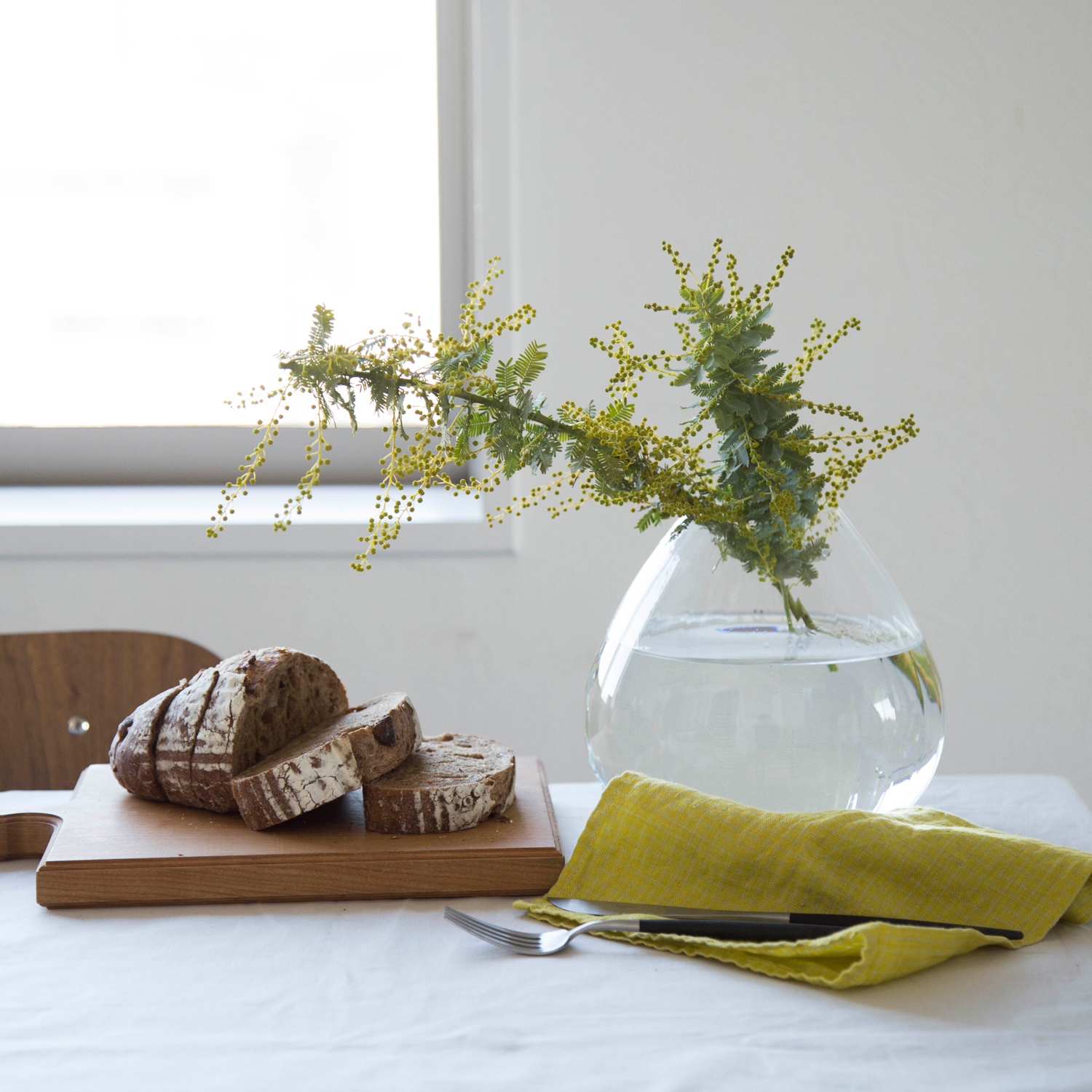 BohemiaCristal フラワーベース しずく小 -花器とグリーンのある暮らし