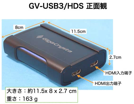 HDMIキャプチャーデバイス GV-USB3/HDS（I-O DATA）を買ったので