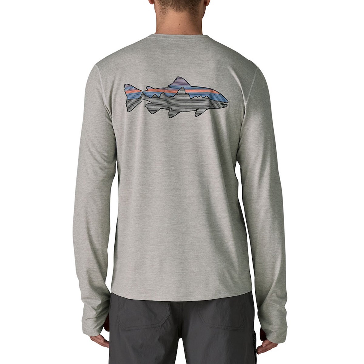 patagonia パタゴニア L/Sキャプリーンクールサンシャツ-フィッツロイ