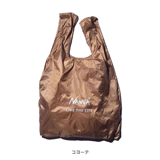 NANGA ナンガ ポケッタブルエコバッグ(LIVE THE LIFE)｜SUNDAY