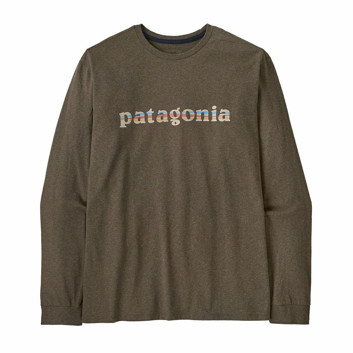 patagonia パタゴニア L/S'73テキストロゴレスポンシビリTee メンズ