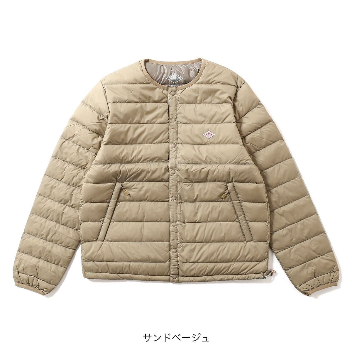 DANTON ダントン インナーダウンクルーネックジャケット ナイロン