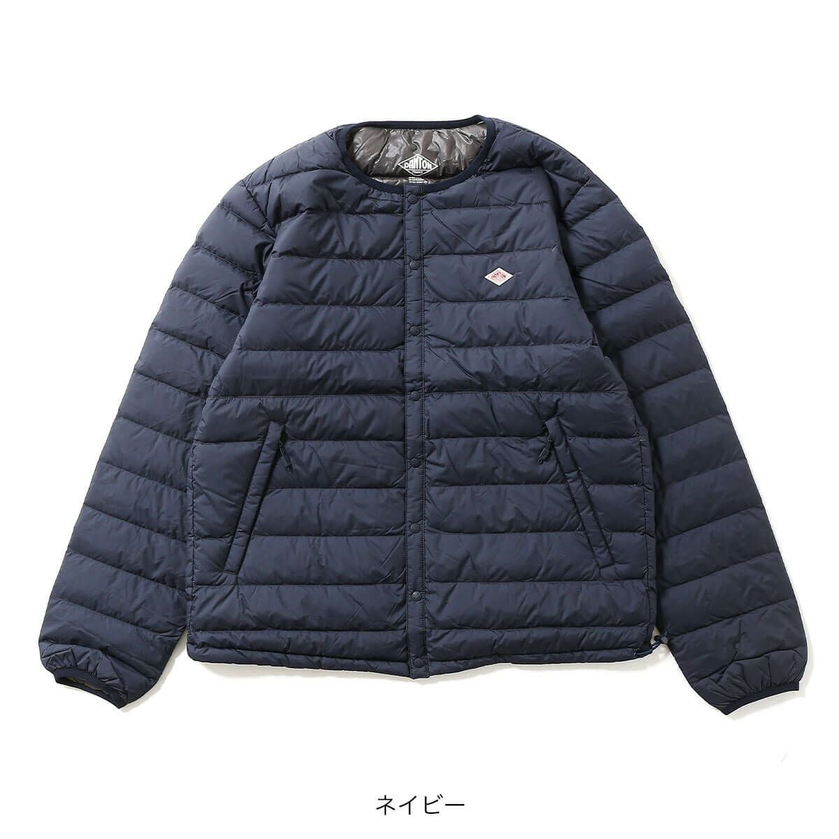 DANTON ダントン インナーダウンクルーネックジャケット メンズ
