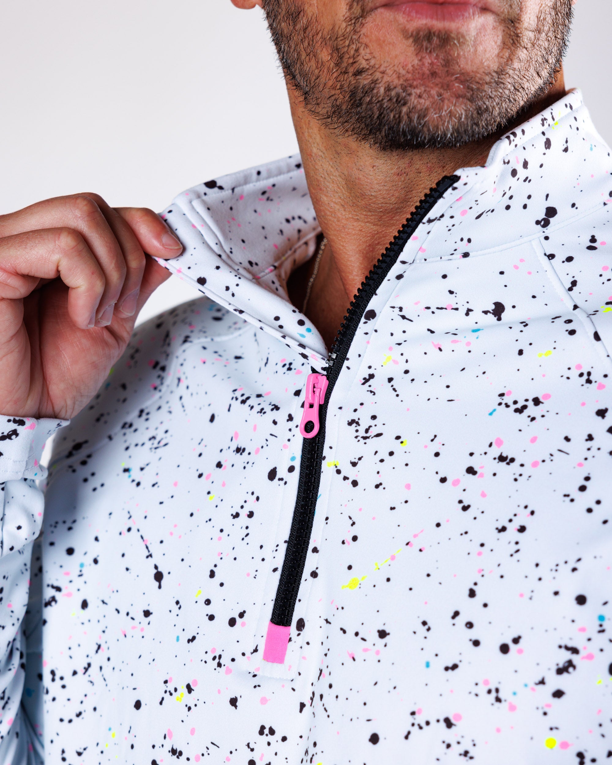 Splatter Quarterzip | Sunday Swagger