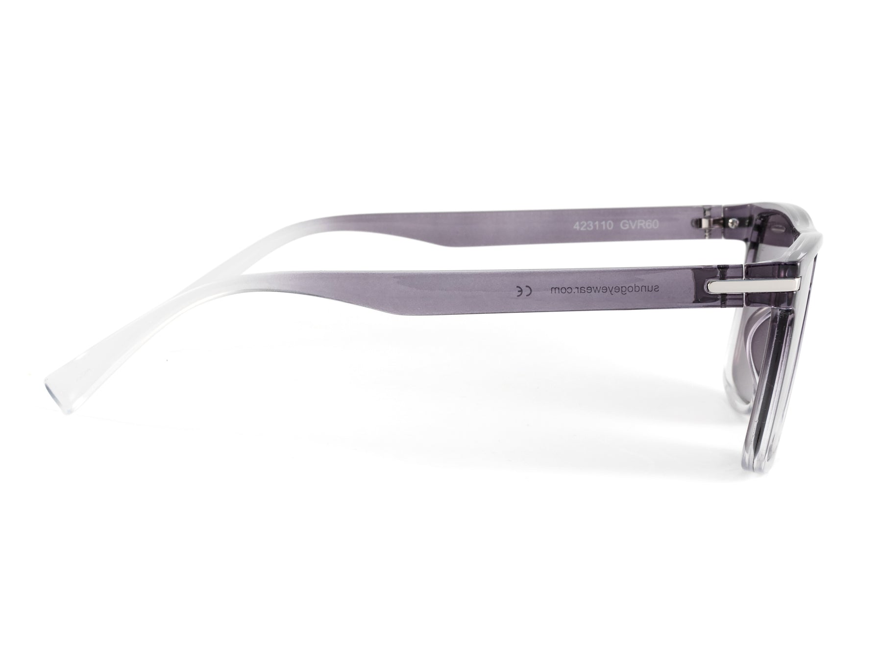 GvR60 SD-C7 Polycarbonate Lens Sunglasses – Crystal Grey-Clear
