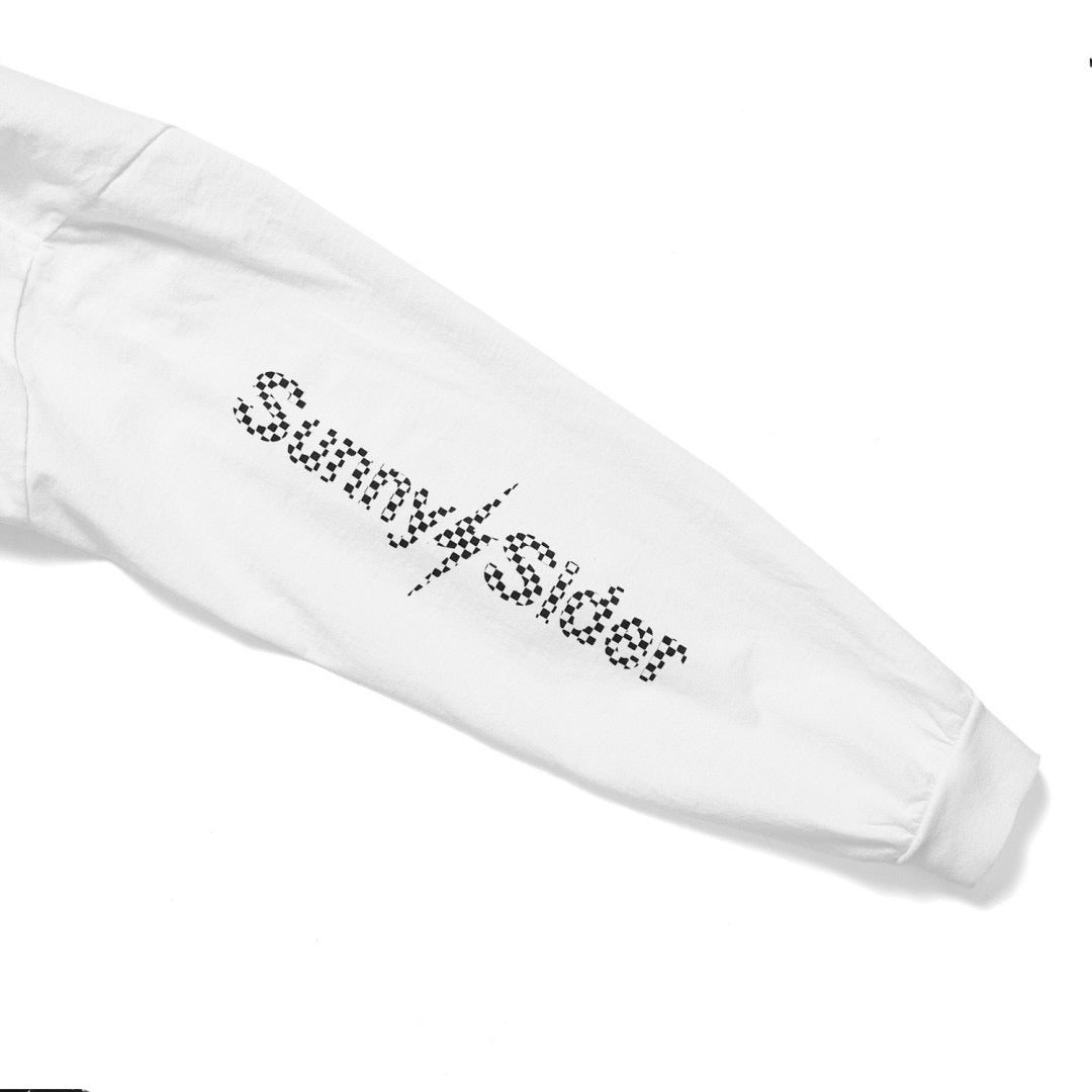 2025 AW / SunnyChecker LongsleeveTshirt White – サニーシーサイダー