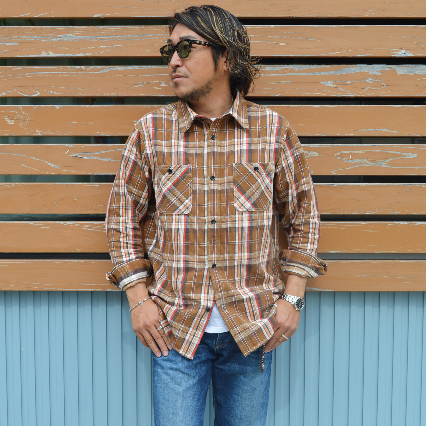 FIVE BROTHER ヘビーネルシャツ – Sunny Parks