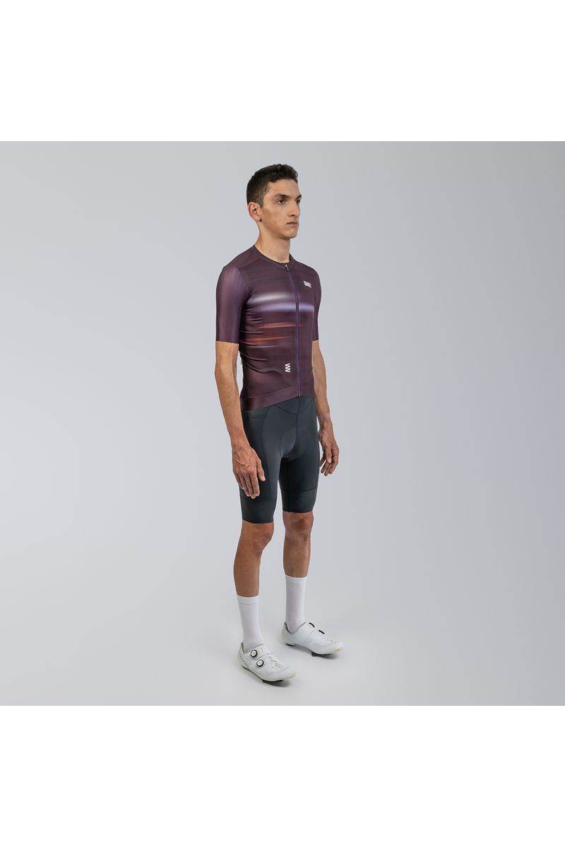 Men's Velocity Deep Purple Cycling Jersey | Suarez Clothing - SUAREZ®