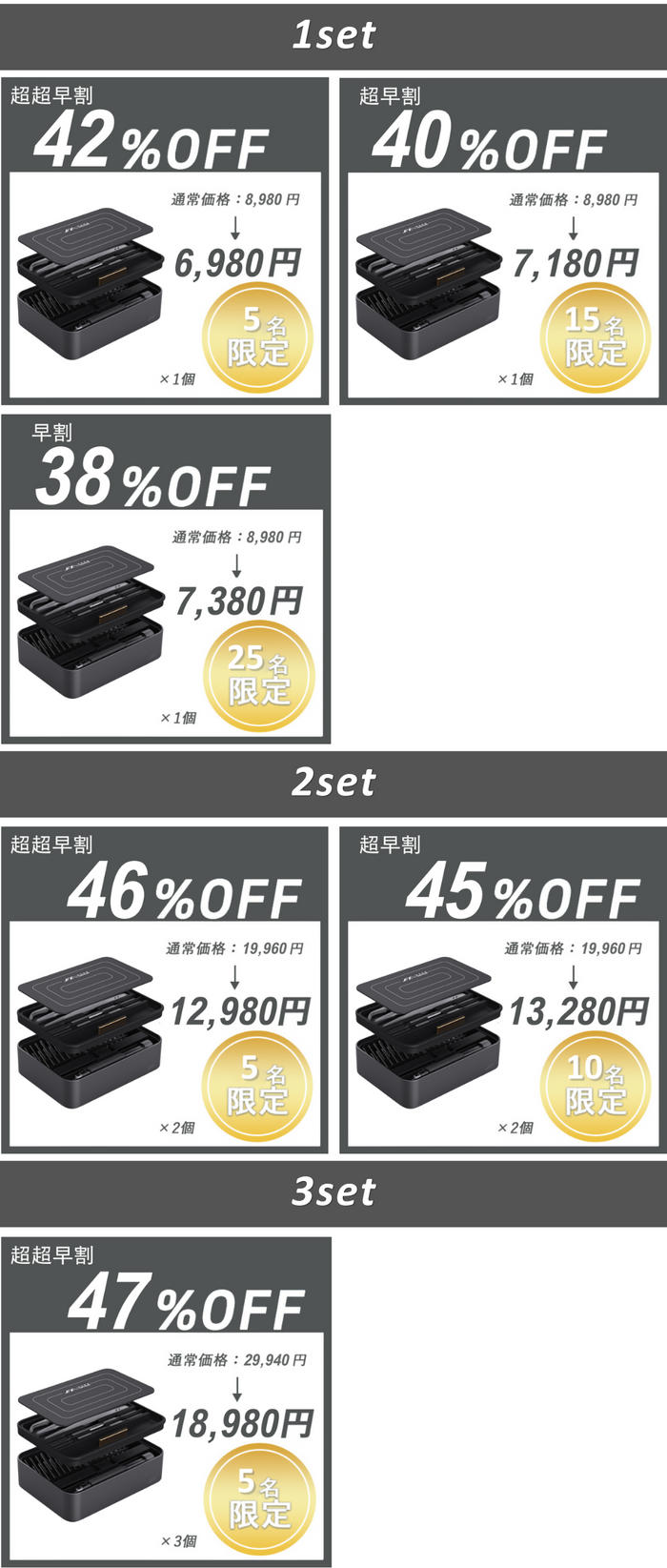 Reddotデザイン賞受賞】据え置き型精密ドライバーセット JIMIBOX 2.0