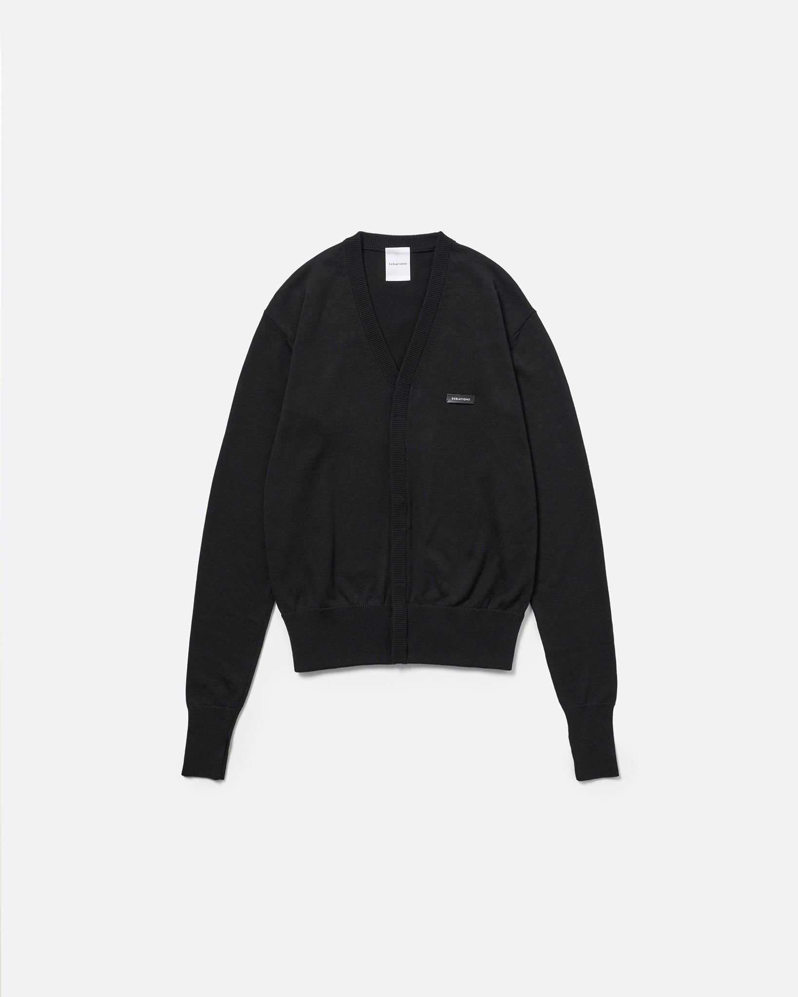 COMPACT LINER CARDIGAN .14【BLACK】 – SUBLATIONS