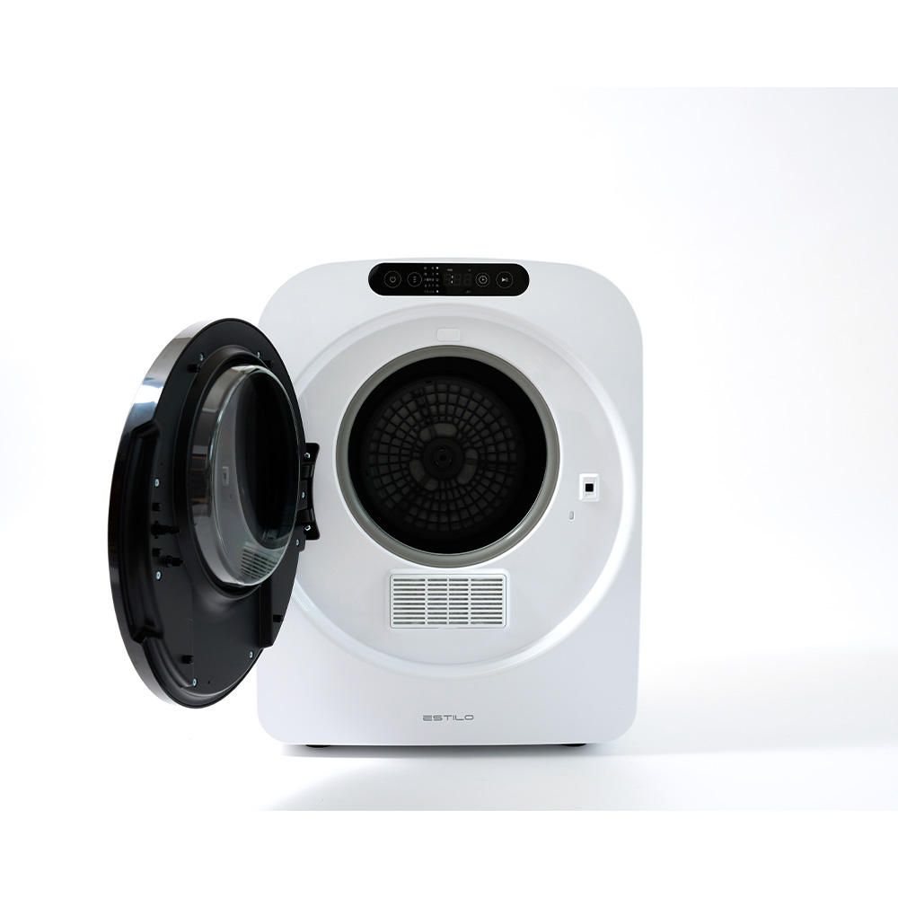 ESTILO ESTILO 3KG 小型衣類乾燥機 ピュアホワイト ILD-321UWB-JP (左