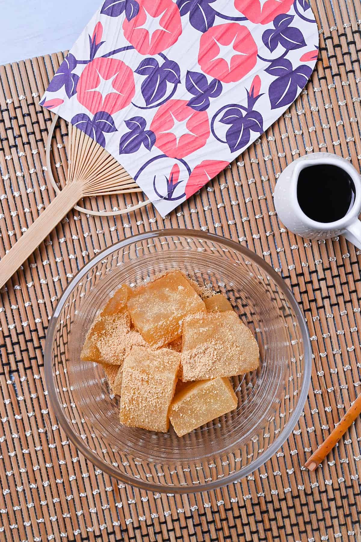 Easy Warabi Mochi (with Homemade Kuromitsu Syrup) | Sudachi