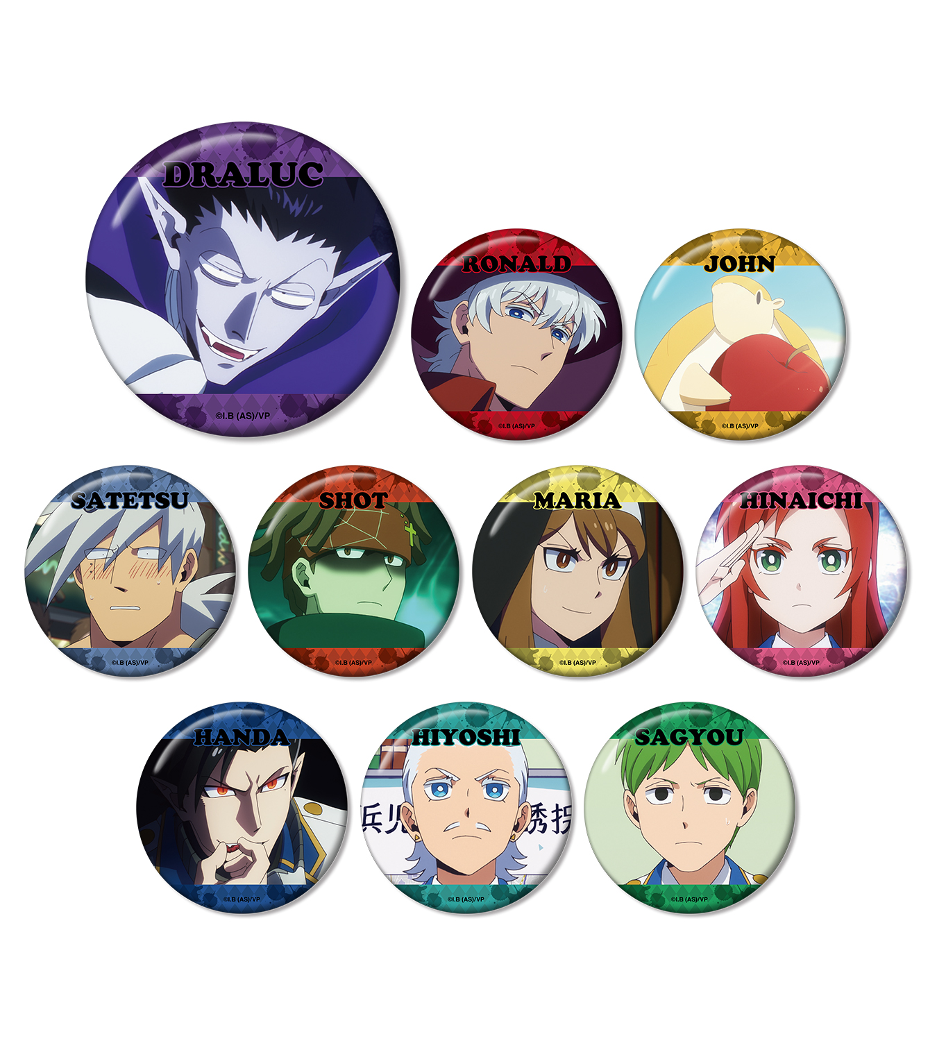 グッズ】トレーディング場面写缶バッジ | TVアニメ「吸血鬼すぐ死ぬ