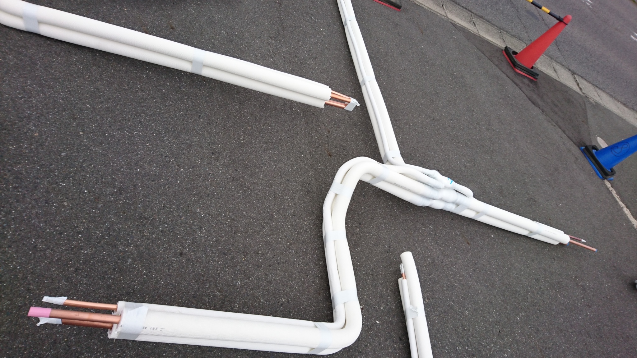 冷媒配管加工管製作