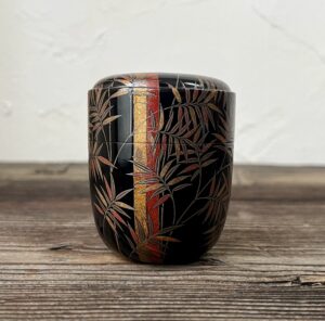 骨董水妖｜竹蒔絵棗