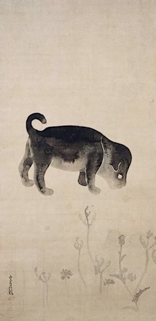 水墨画の犬7選】グッズが人気の芦雪犬や応挙・若冲も描いた名画を紹介