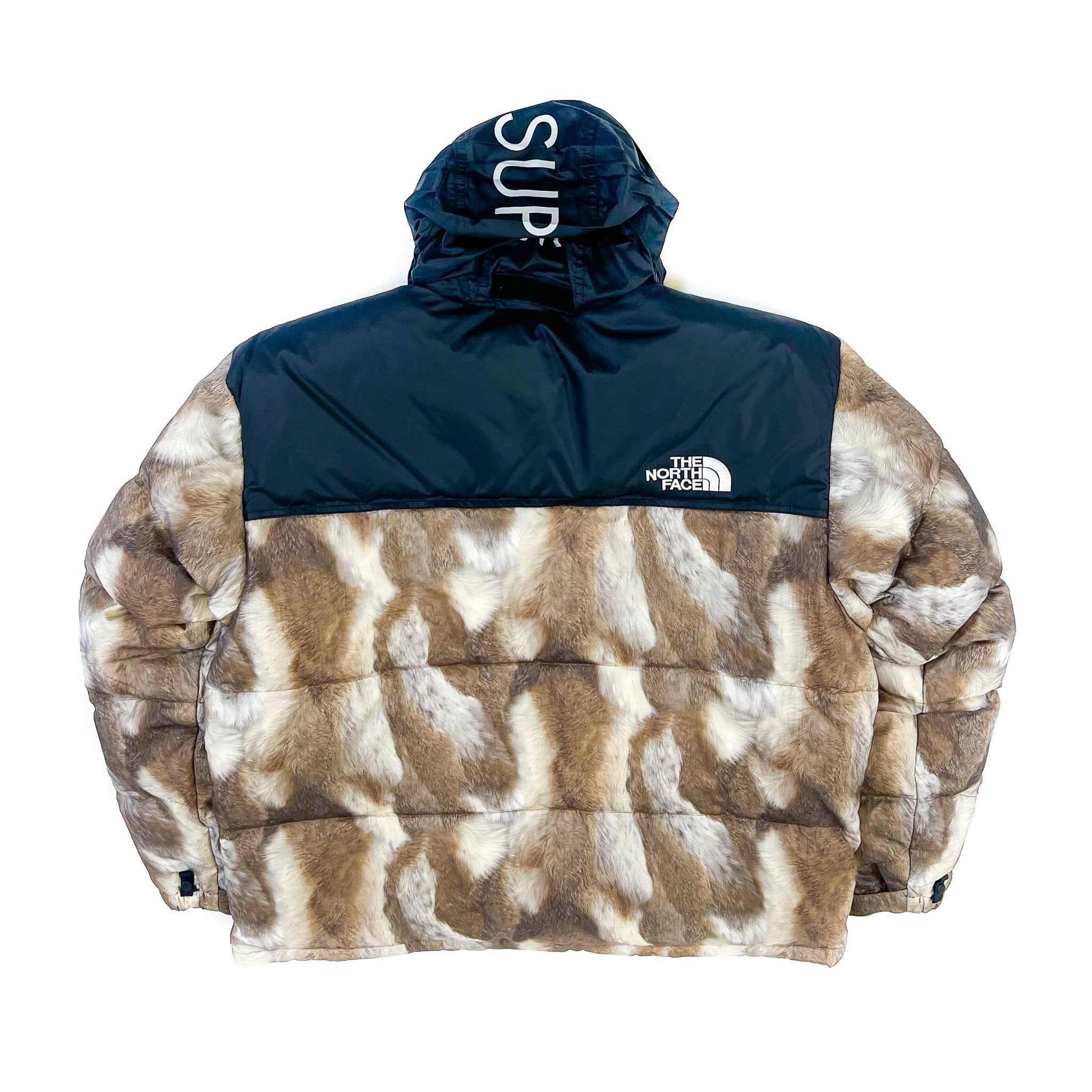 Supreme The North Face Fur Print Nuptse – supergl0rious