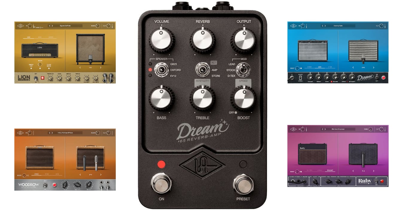 Universal Audio UA UAFX Dream '65 Reverb Amplifier - Wzmacniacz z