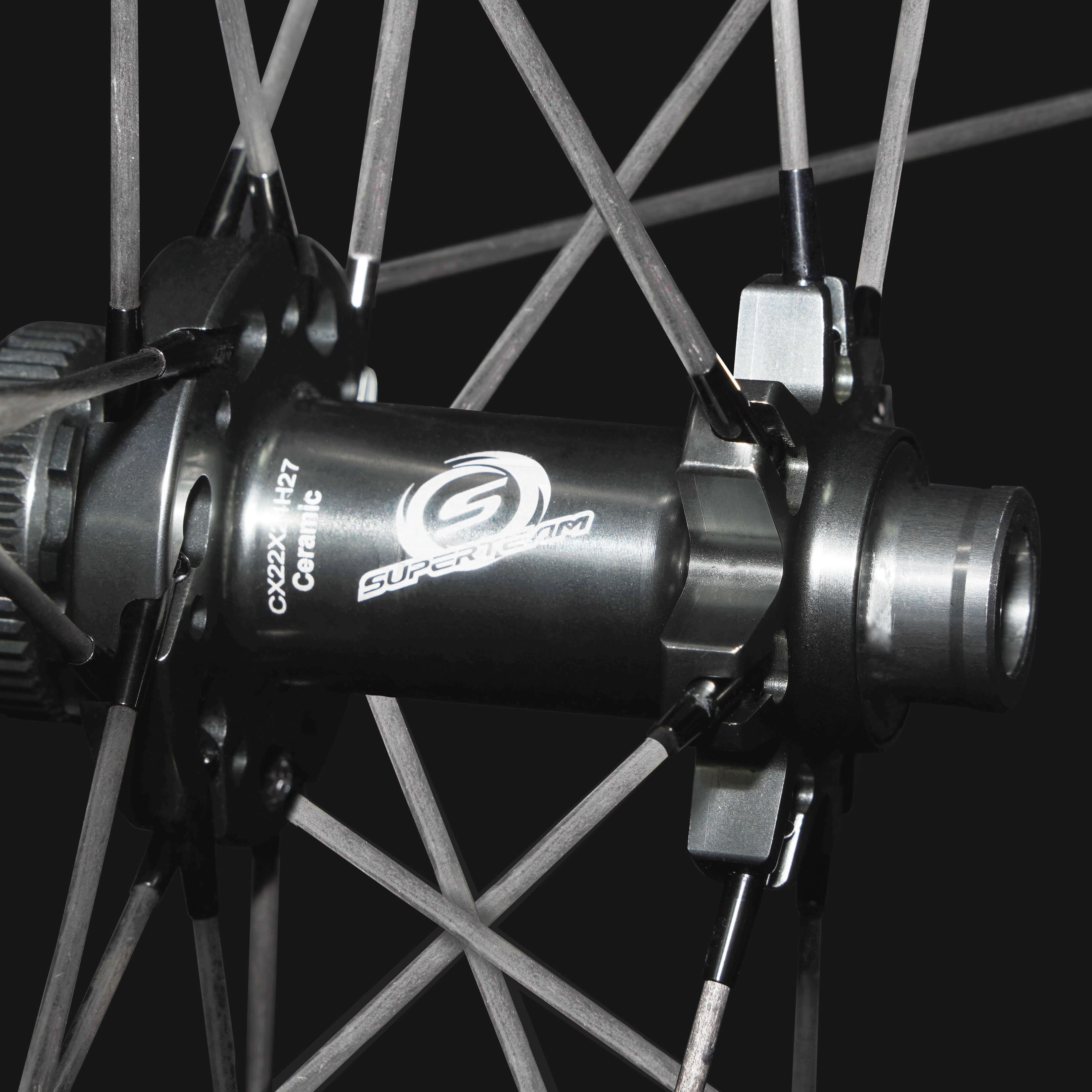 S-ALL Carbon EVO D28-50 DISC Brake Black Spokes | Superteam Wheels