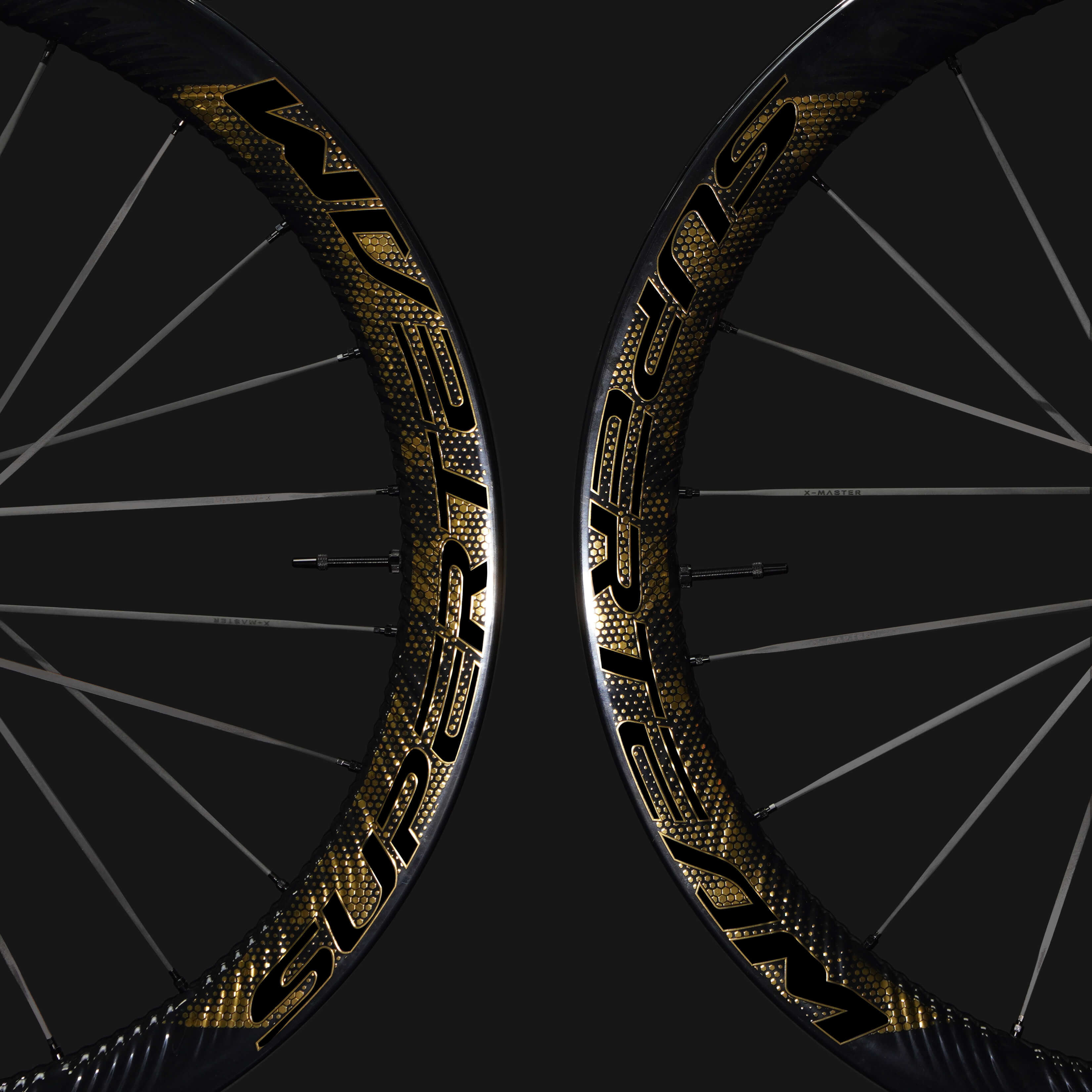 S-ALL Carbon EVO Ⅱ D30-50 DISC Brake Gold Decals | Superteam Wheels