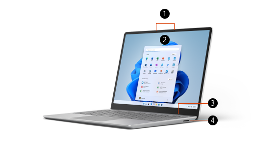 Surface Laptop Go 2 の機能 - Microsoft サポート