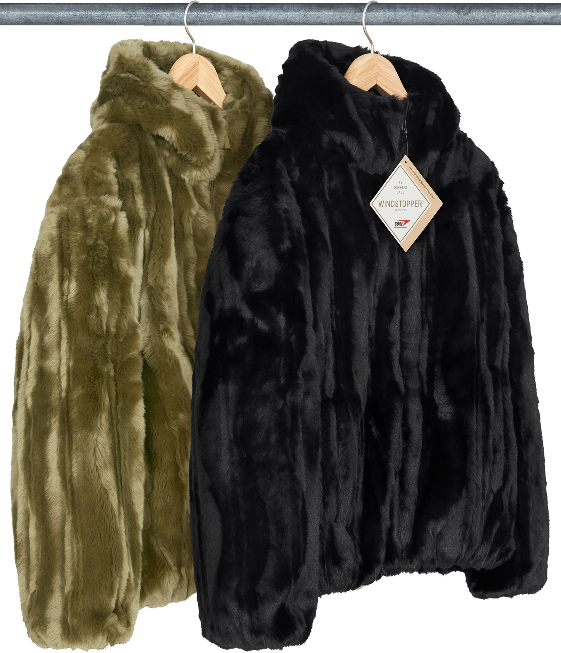 Faux Fur Hooded Jacket | Supreme 24fw