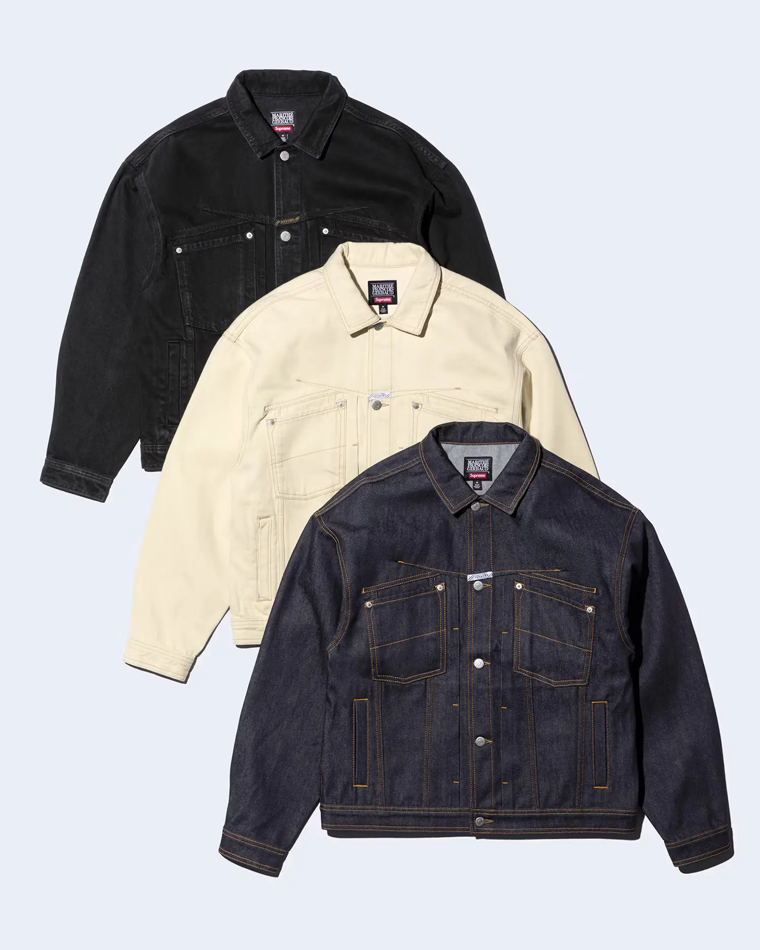 Supreme®/Marithé + François Girbaud X-Seam Denim Trucker Jacket