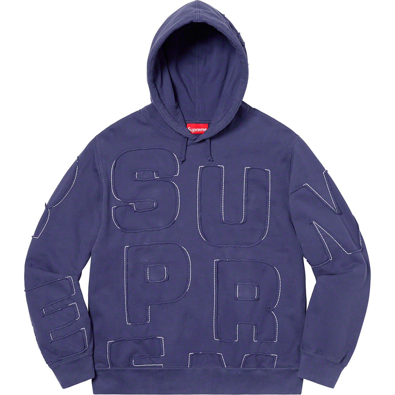 Cutout Letters Hooded Sweatshirt | Supreme 20ss