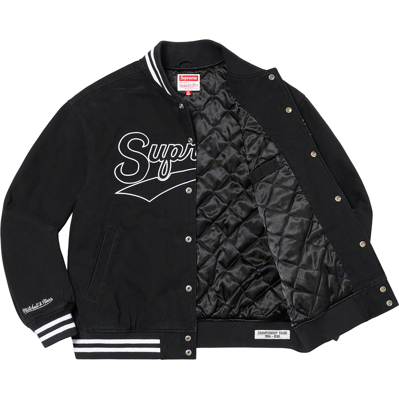 Supreme®/Mitchell & Ness® Doughboy Twill Varsity Jacket | Supreme 22fw
